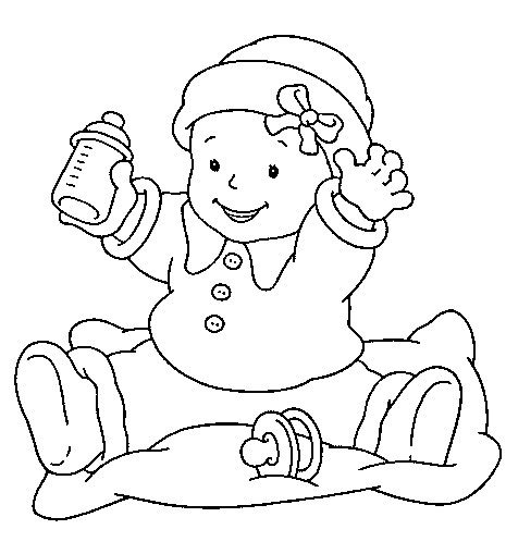 Baby Coloring Page
 coloring baby