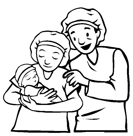 Baby Coloring Page
 Free Printable Baby Coloring Pages For Kids