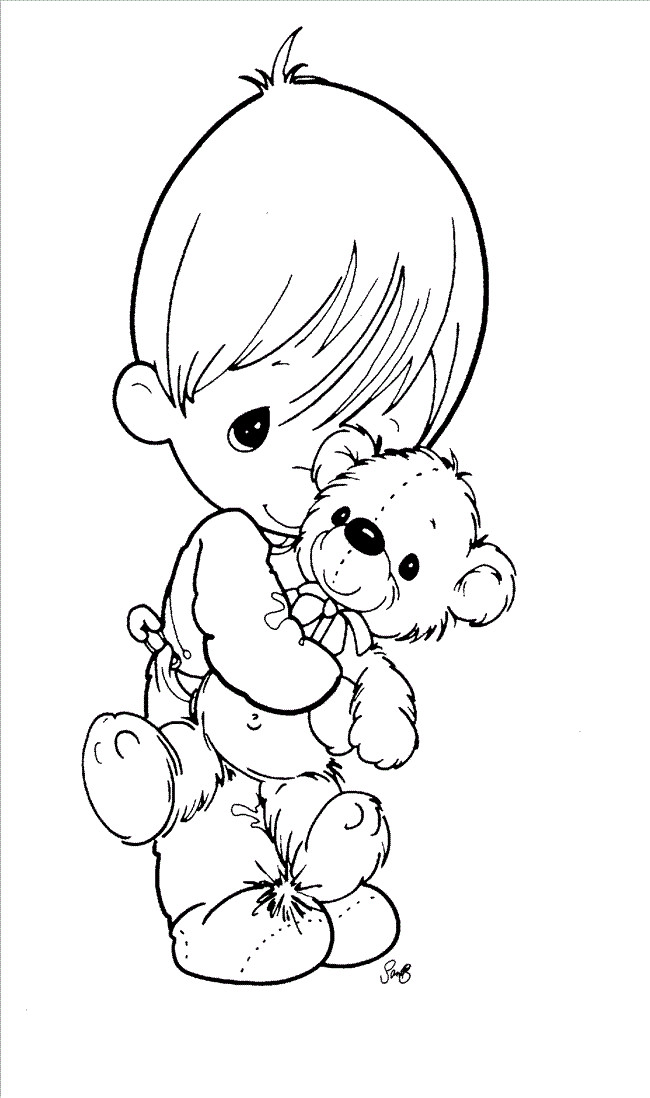 Baby Coloring Page
 Cute And Latest Baby Coloring Pages
