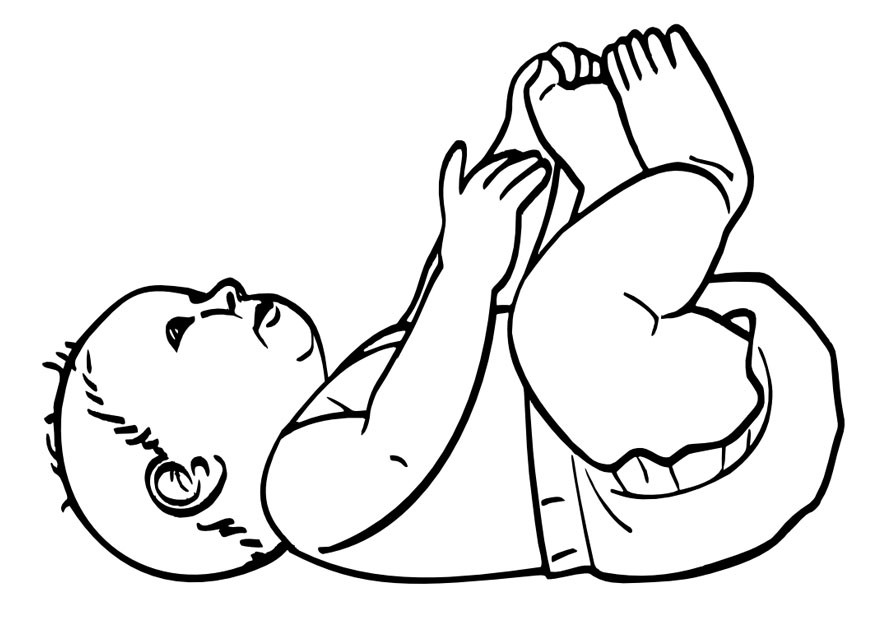 Baby Coloring Page
 What These Hands Do