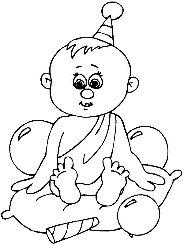 Baby Coloring Pages For Kids
 Kids n fun