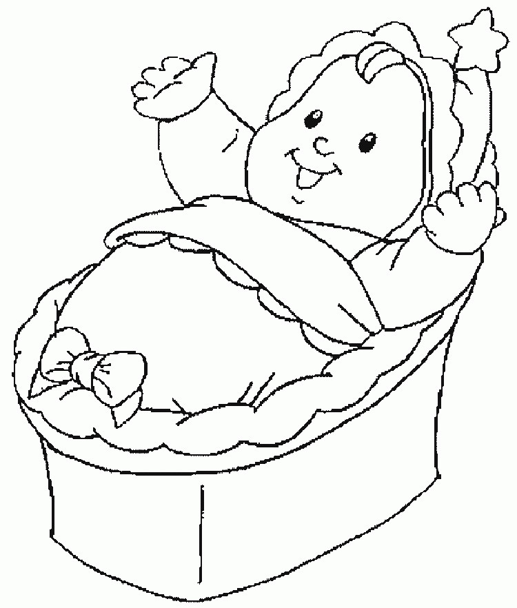Baby Coloring Picture
 Free Printable Baby Doll Coloring Pages Coloring Home