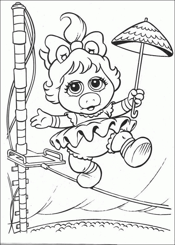 Baby Coloring Picture
 Muppets baby Coloring Pages Coloringpages1001