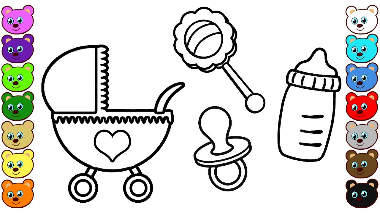 Baby Coloring Picture
 Baby Things