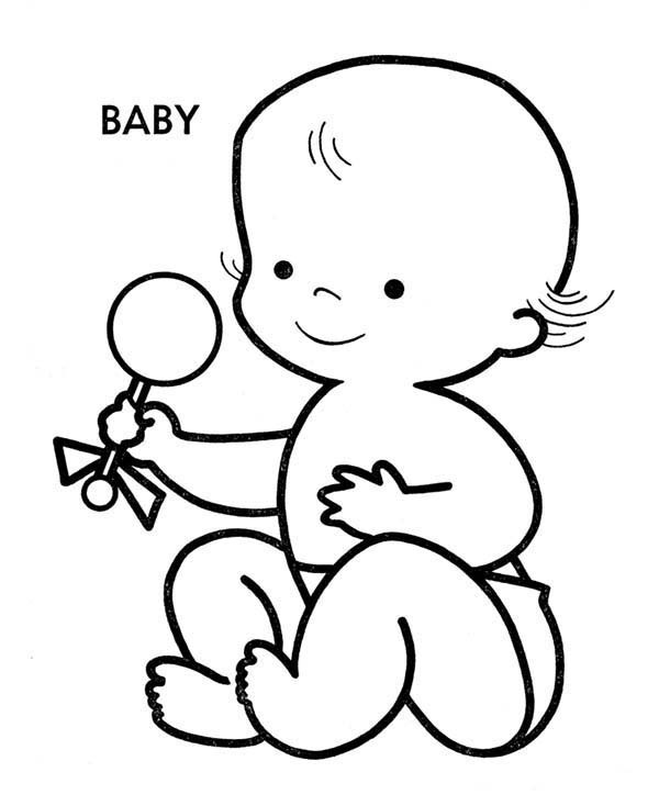 Baby Coloring
 Baby moses coloring page Coloring pages for kids