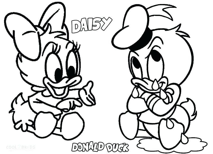 Baby Daisy Duck Coloring Pages
 Donald Duck Drawing Step By Step at GetDrawings