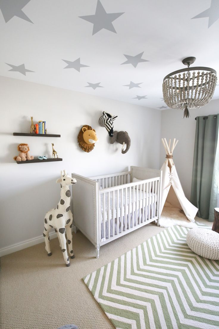 Baby Decor Room
 A Safari Themed Baby Boy Nursery in 2019