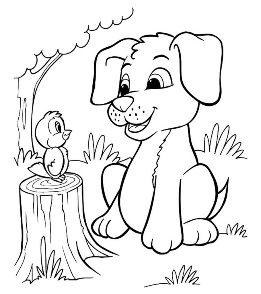 Baby Dog Coloring Pages
 Top 30 Free Printable Puppy Coloring Pages line