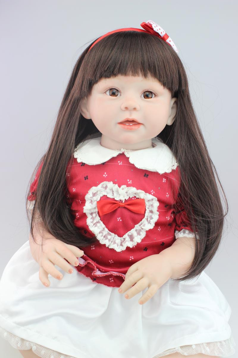 Baby Dolls With Long Hair
 Aliexpress Buy New 70CM long hair reborn toddlers