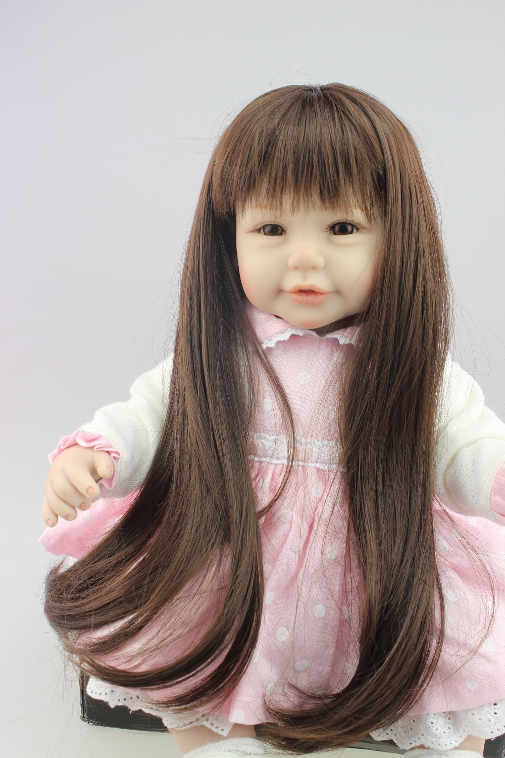 Baby Dolls With Long Hair
 Aliexpress Buy 2015 NEW design Reborn toddler girl