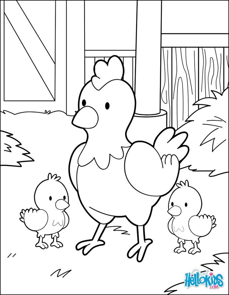 Baby Farm Animal Coloring Pages
 105 best Farm Animal Coloring Pages images on Pinterest