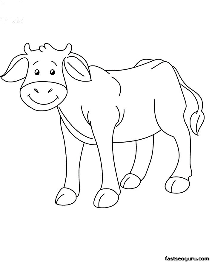 Baby Farm Animal Coloring Pages
 Pigs Line drawings and Black and white on Pinterest