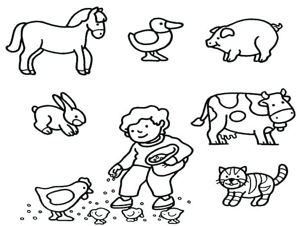 Baby Farm Animal Coloring Pages
 Baby Animal Coloring Pages Best Coloring Pages For Kids