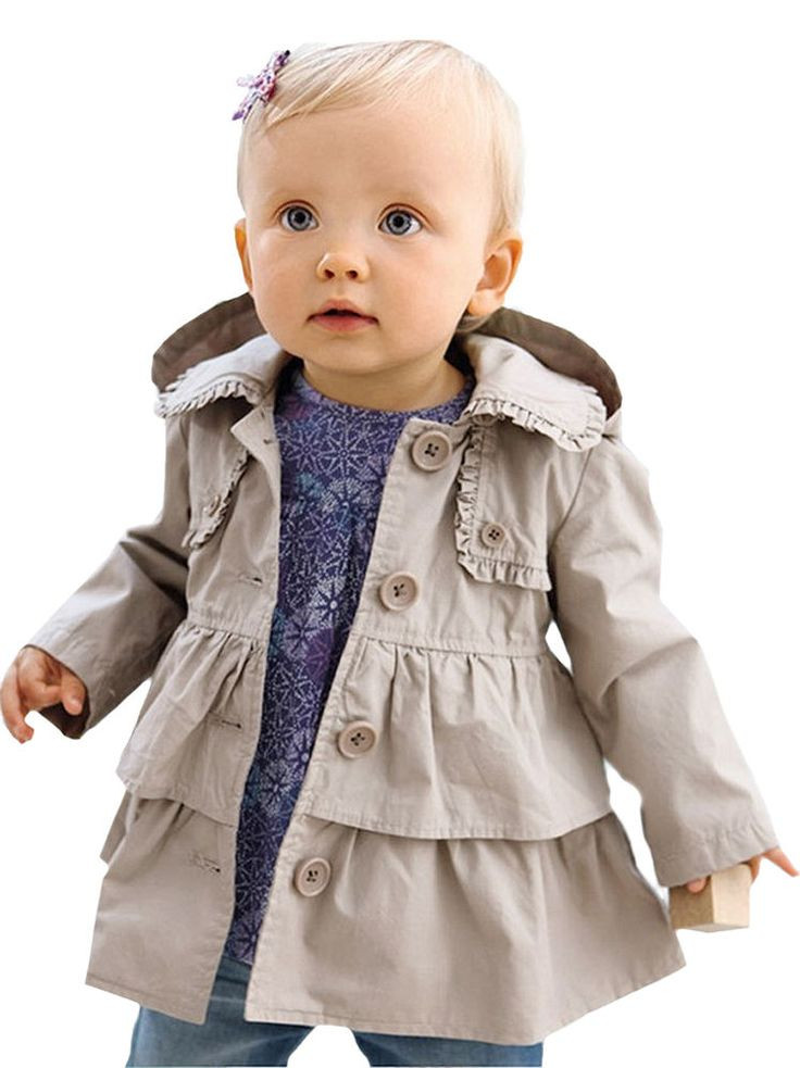 Baby Fashion Clothing
 Toddler Kid Baby Girls Outerwear Jacket Hooded Coat 12M