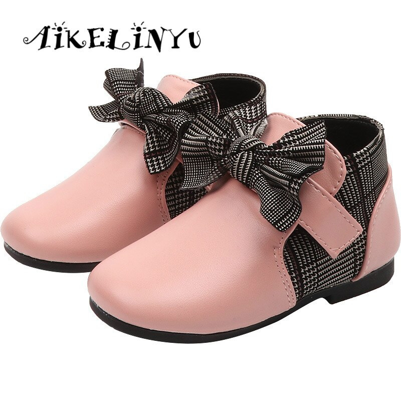 Baby Fashion Shoes
 2018 Autumn Girls Leather Shoes Kids Boots Baby Girl