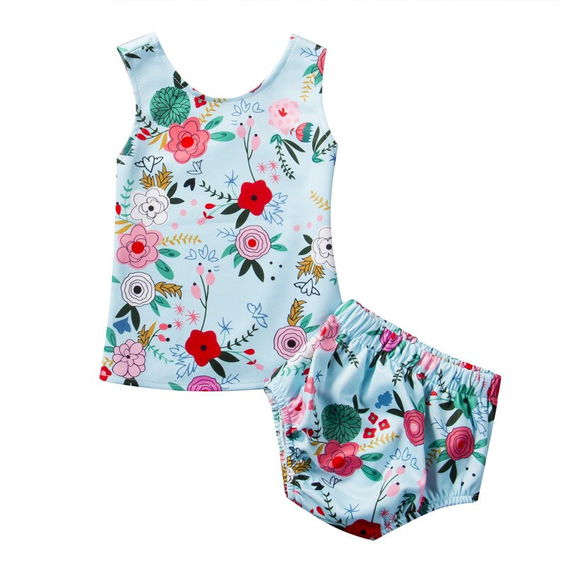 Baby Fashion Tailor
 Newborn Baby Girls Clothes Floral Irregular tailoring