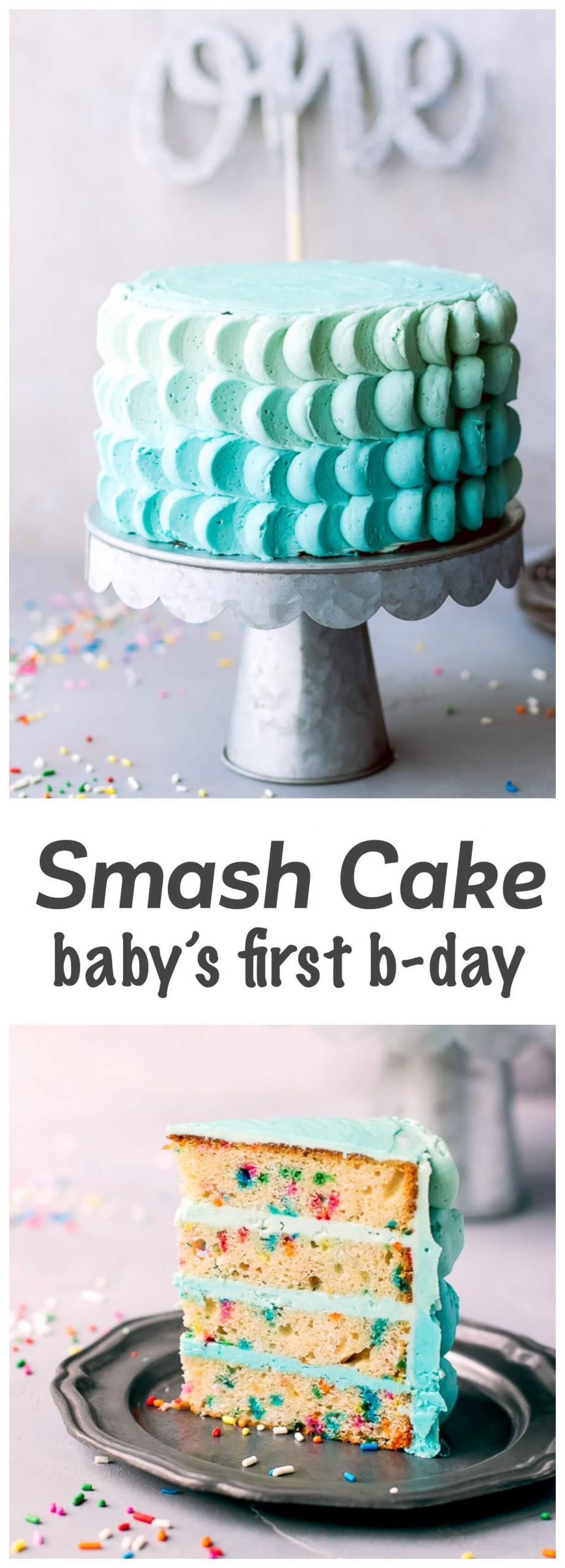 Baby First Birthday Cake Recipe
 Smash Cake Recipe Idea Baby Boy s First Birthday Cooking LSL