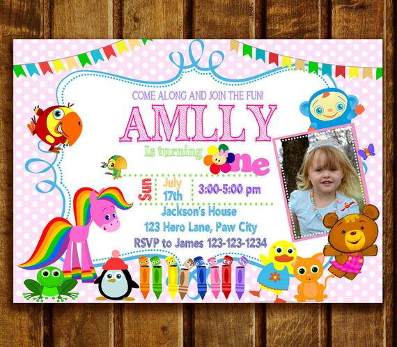 Baby First Tv Birthday Party
 Baby First TV Birthday Party Invitations Baby First TV