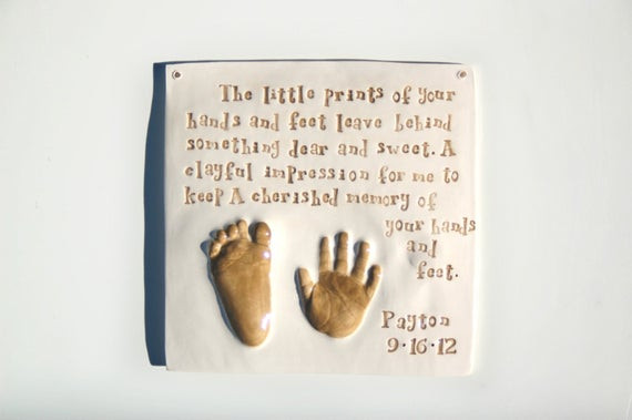 Baby Footprints Quotes
 Items similar to Baby t hand and footprint with Quote