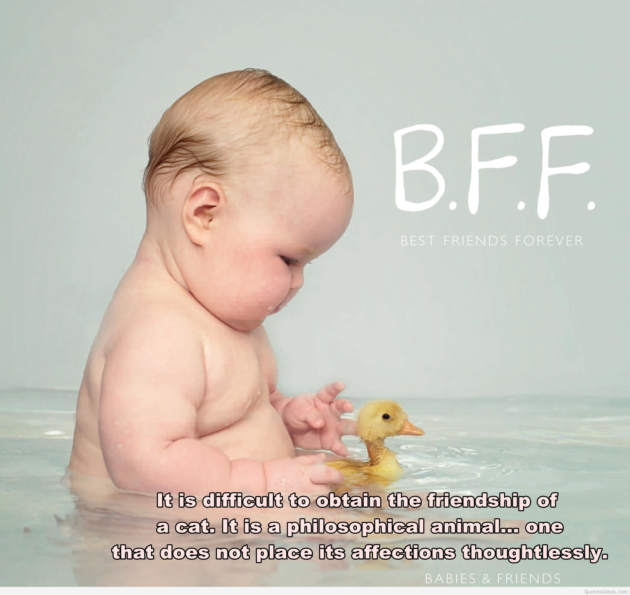 Baby Friendship Quotes
 quote best friends