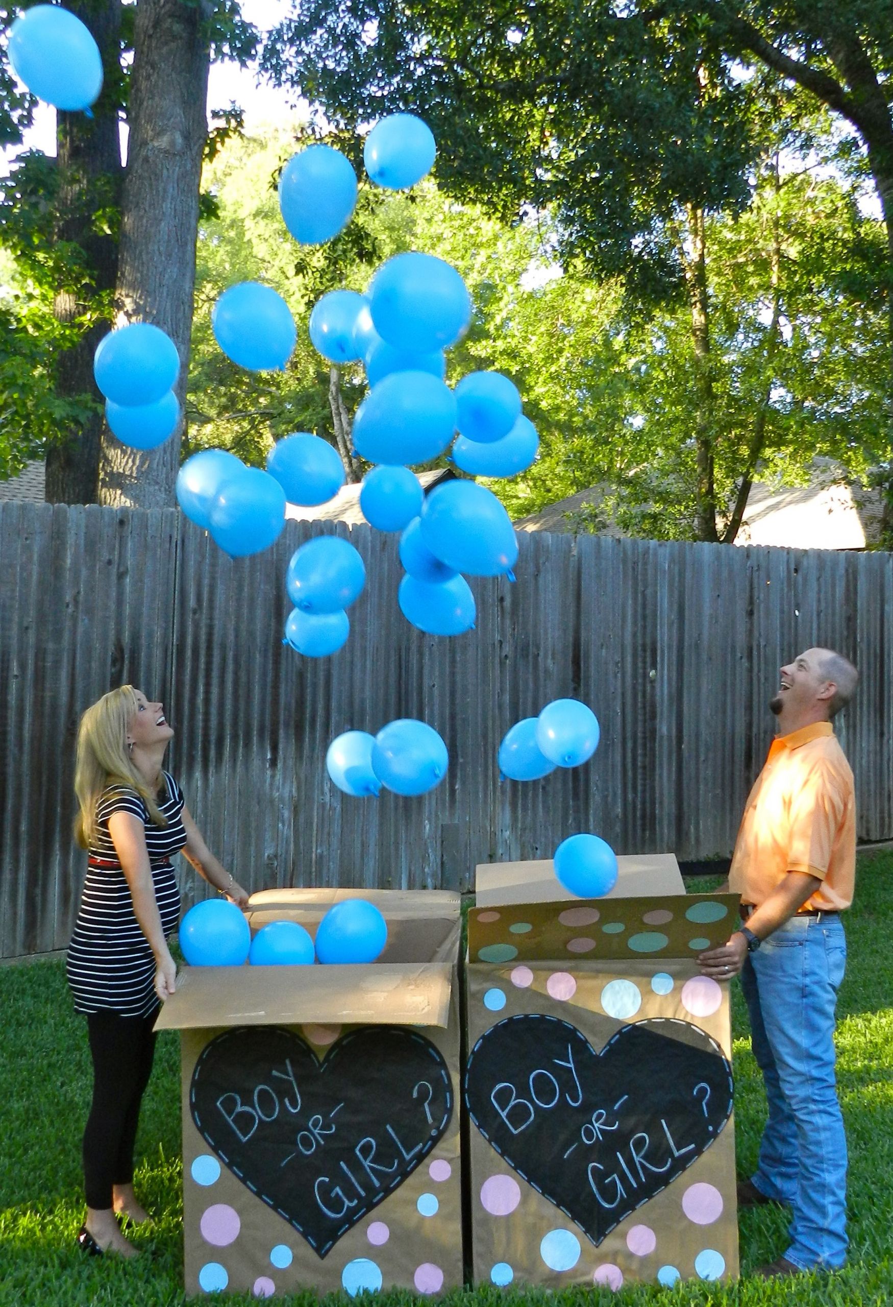 Baby Gender Reveal Party Ideas For Twins
 Gender reveal for twins wish I would have done this for