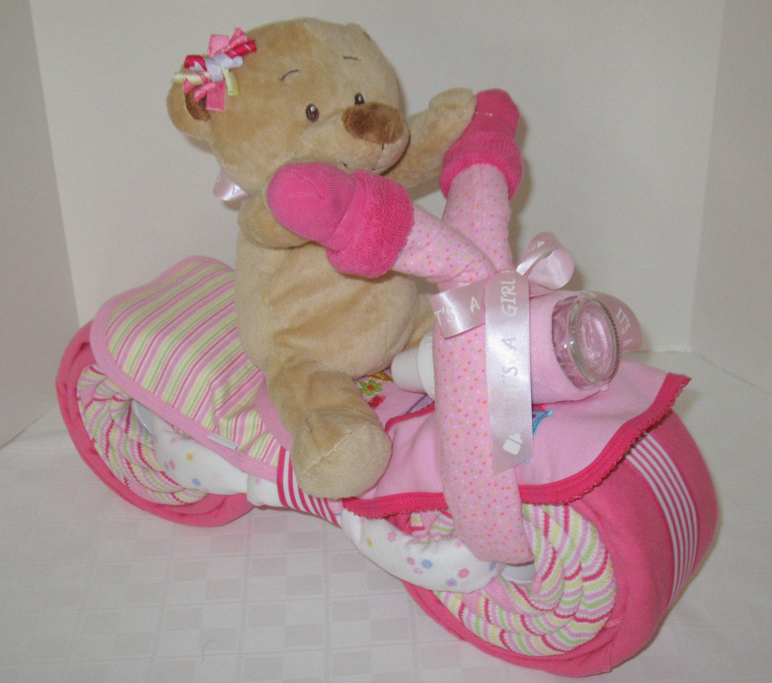 Baby Gift Ideas For Girls
 Diaper Cake Motorcycle Bike Diaper Cake Baby Shower Gift