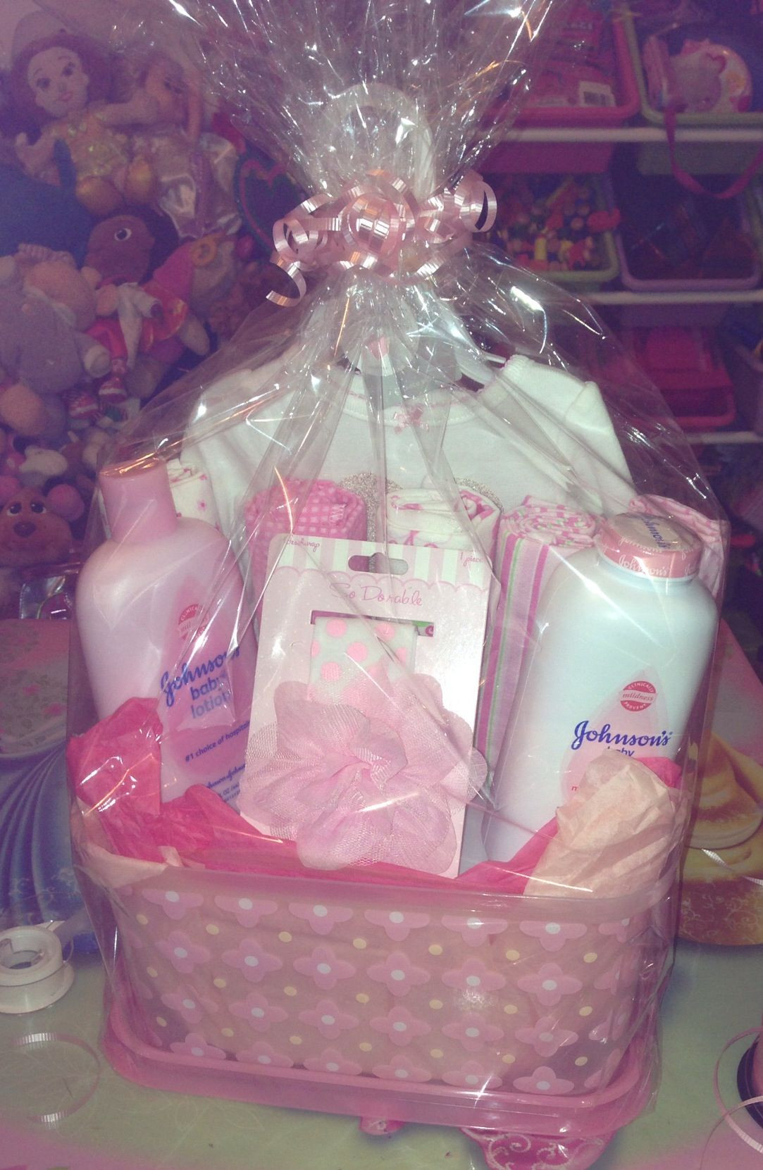 Baby Gift Ideas For Girls
 DIY baby shower t basket for a girl