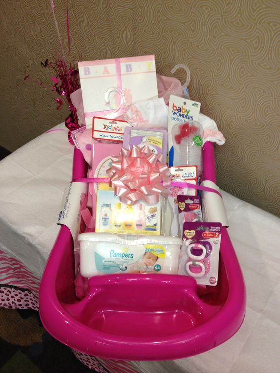 Baby Gift Ideas For Girls
 Baby shower t basket idea