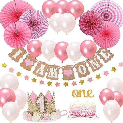 Baby Girl 1st Birthday Decoration Ideas
 1st Birthday Decorations Amazon