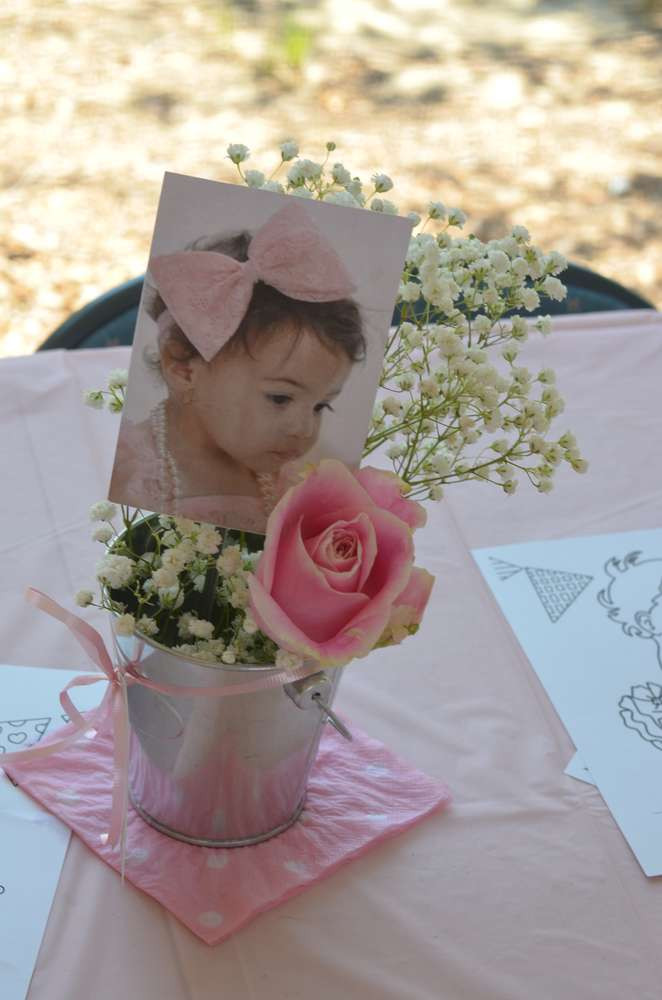 Baby Girl 1st Birthday Decorations
 21 Pink and Gold First Birthday Party Ideas Pretty My