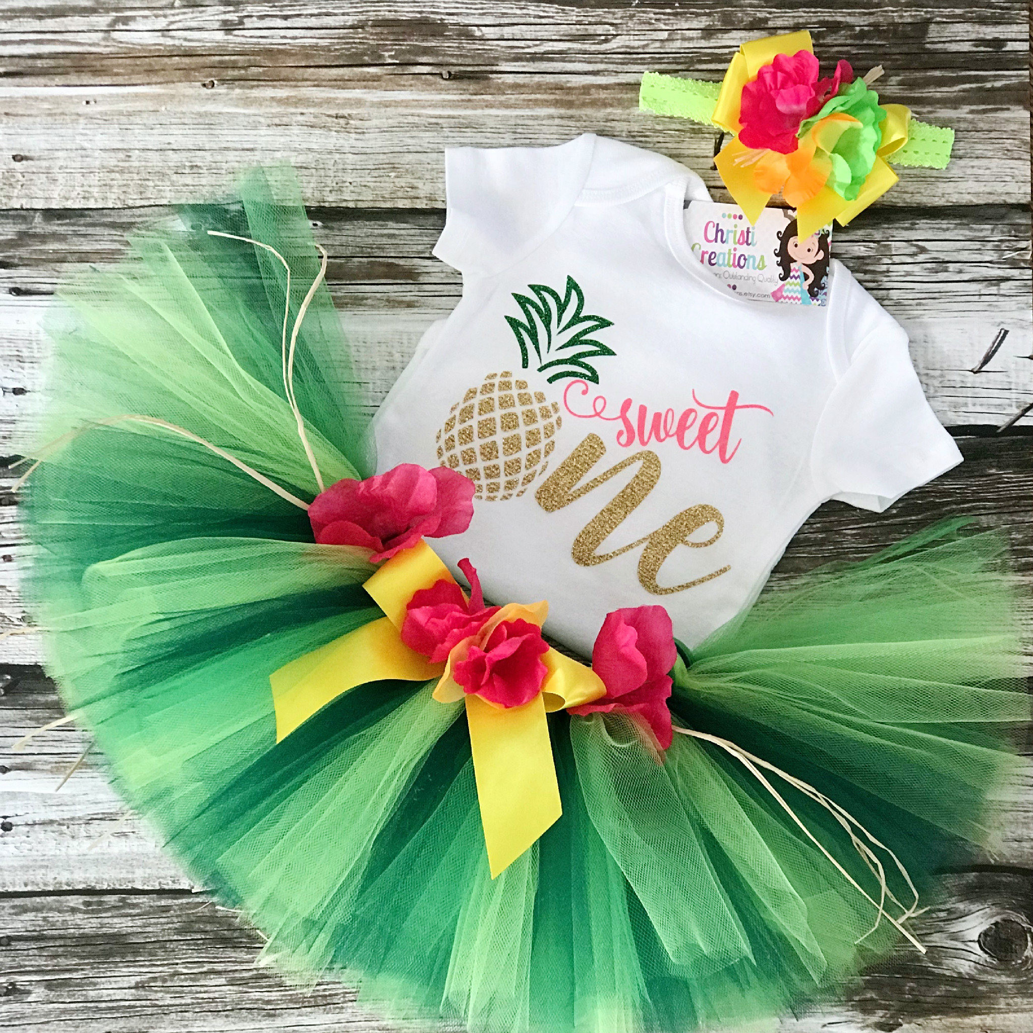 Baby Girl Birthday Party
 Baby Luau Outfits Baby Girl 1st Birthday Outfit Luau Dress