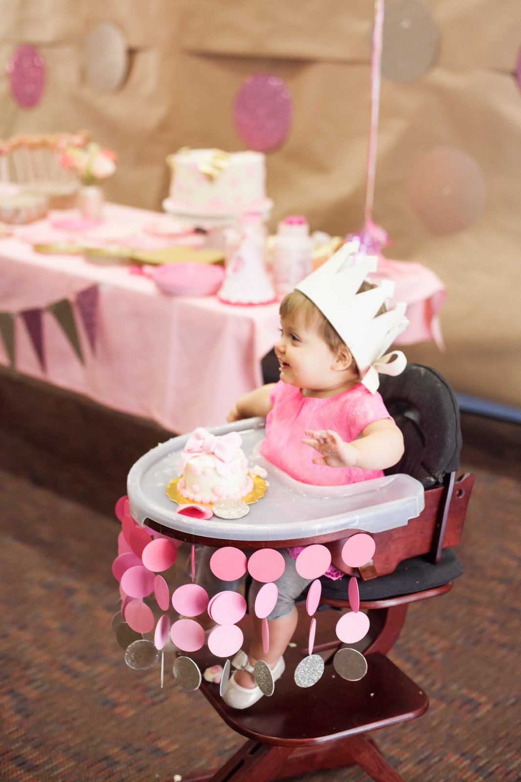 Baby Girl First Birthday Decoration Ideas
 Nat your average girl 1st birthday party decor