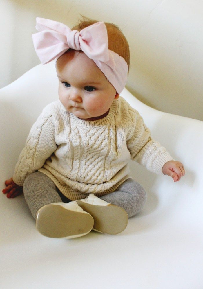 Baby Girl Headbands Diy
 DIY Baby Oversized Bow Headwraps Baby Kids Sewing