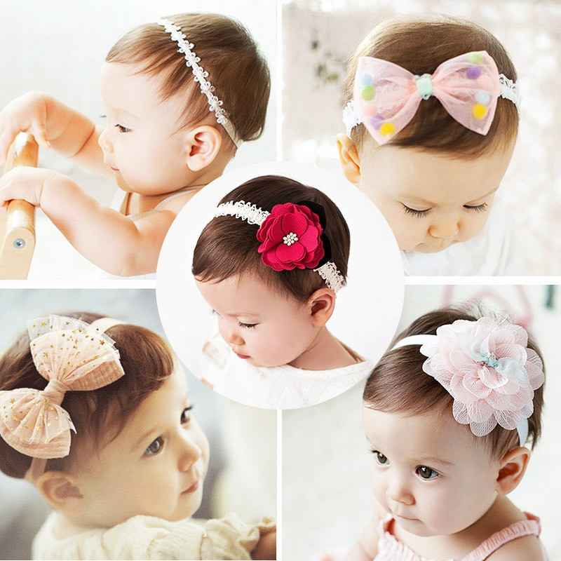 Baby Girl Headbands Diy
 2018 korean Baby girls headband newborn fabric flowers for