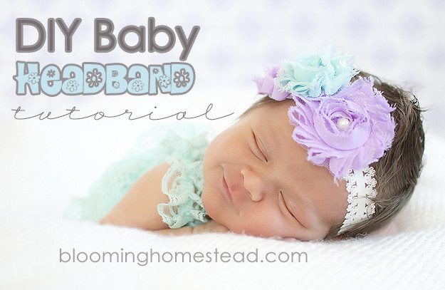 Baby Girl Headbands Diy
 DIY Baby Headband Blooming Homestead