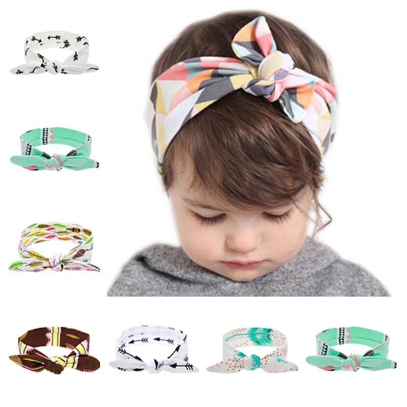 Baby Girl Headbands Diy
 2016 Lovely Baby Headband Fashion Bunny Ear Girl Headwear
