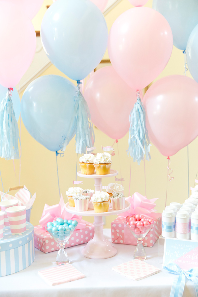 Baby Girl Party
 Boy or Girl Blue Pink Gender Reveal Party
