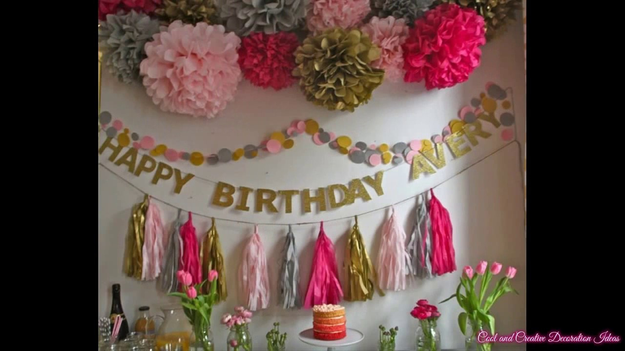 Baby Girl Party
 Baby Girl First Birthday Party Decorating Ideas