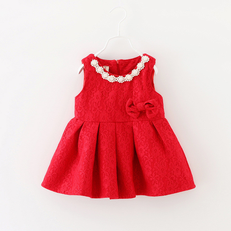 Baby Girl Party Wear Dresses
 2016 Toddler Girl red Dress Baby Girls Princess Dresses 0