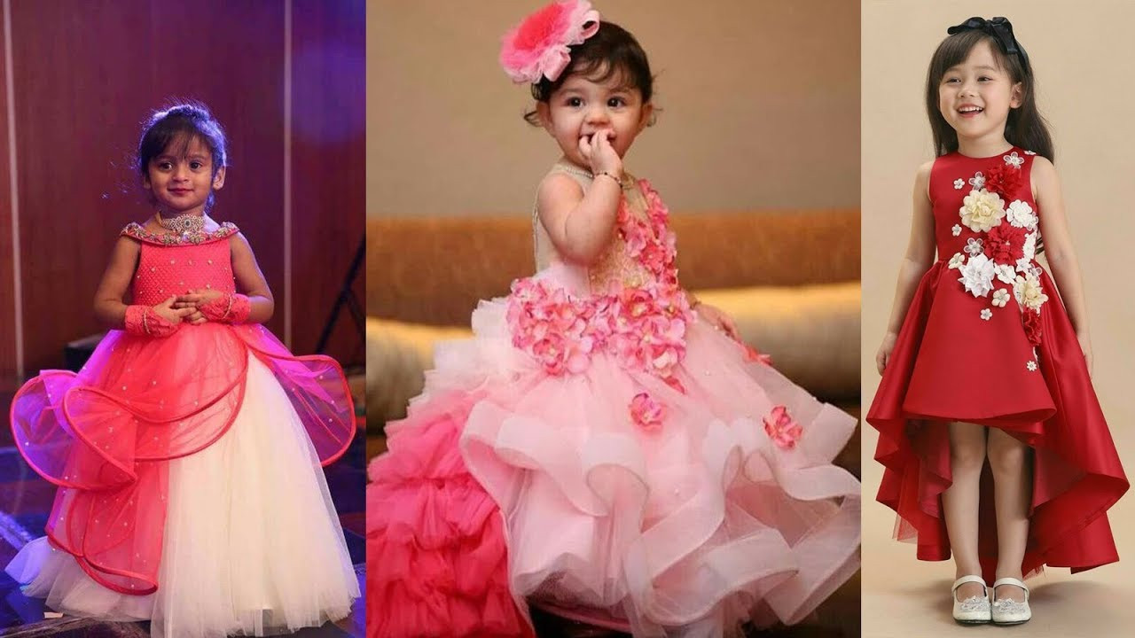 Baby Girl Party Wear Dresses
 Latest Princes Baby Frocks Designs 2018 2019