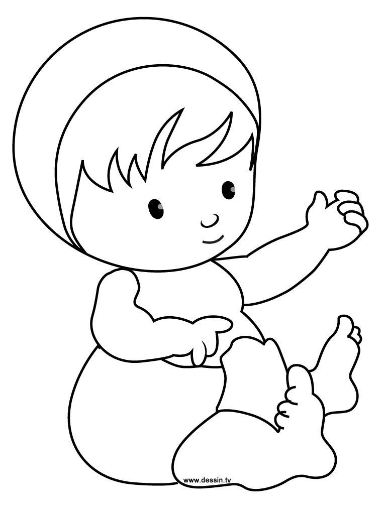 Baby Girls Coloring Pages
 baby coloring sheets