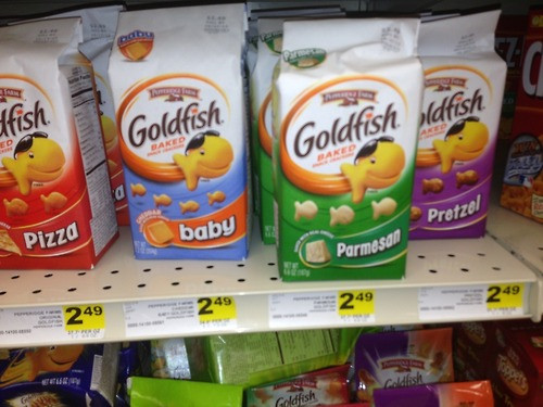 Baby Goldfish Crackers
 Goldfish “Baby” Flavored Crackers