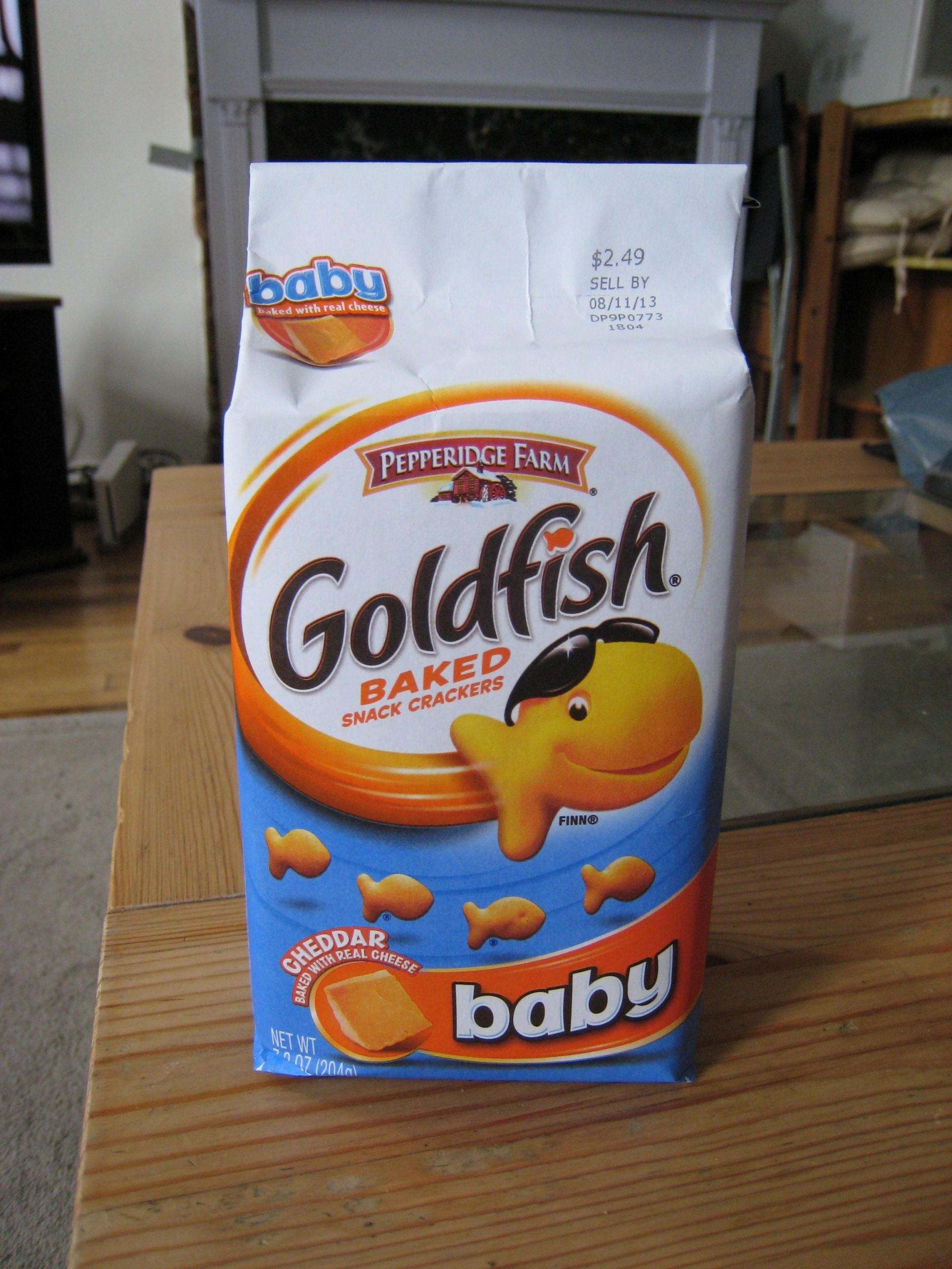 Baby Goldfish Crackers
 goldfish crackers The Goldfisherman