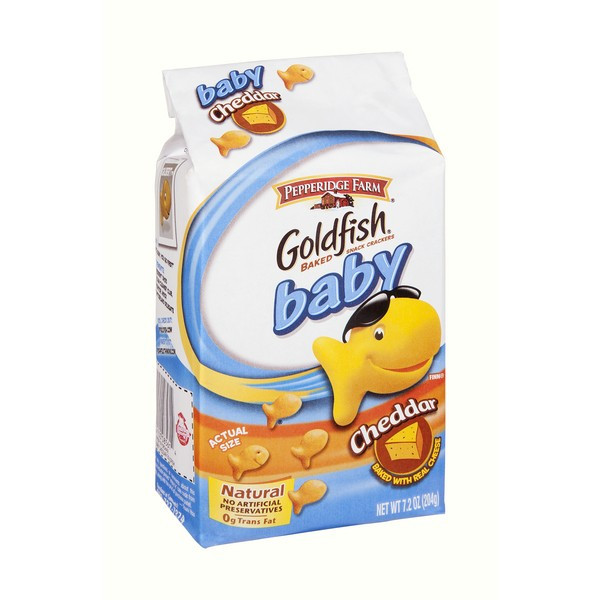 Baby Goldfish Crackers
 Pepperidge Farm Goldfish Crackers Cheddar Baby