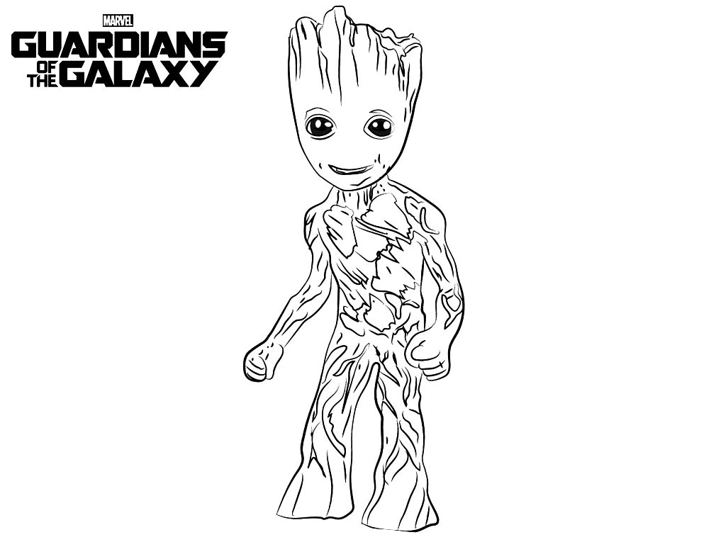 Baby Groot Coloring Page
 Baby Groot Coloring Pages Coloring Pages