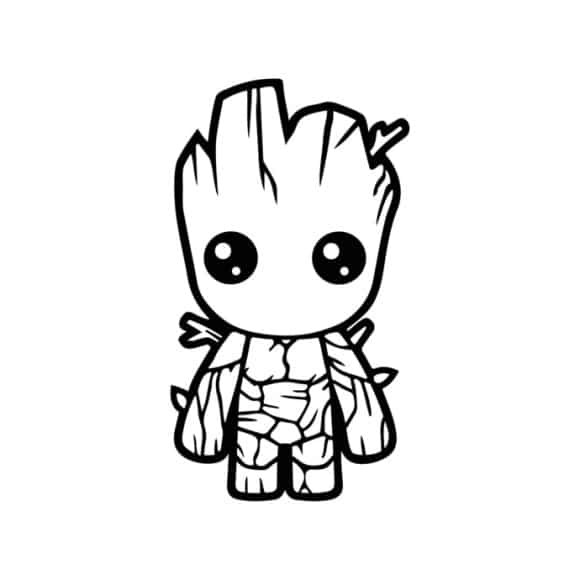 Baby Groot Coloring Page
 Baby Groot Coloring Page Free Coloring Page Base
