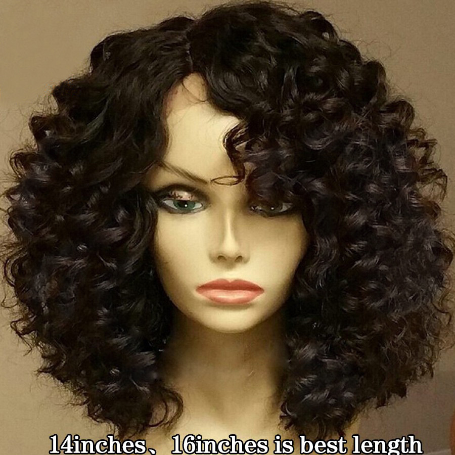 Baby Hair Lace Wigs
 Curly Lace Front Wigs Baby Hair Glueless Full Lace Wigs