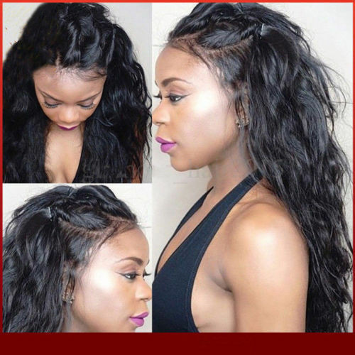 Baby Hair Lace Wigs
 Glueless Full Lace Lace Front W Human Hair wavy
