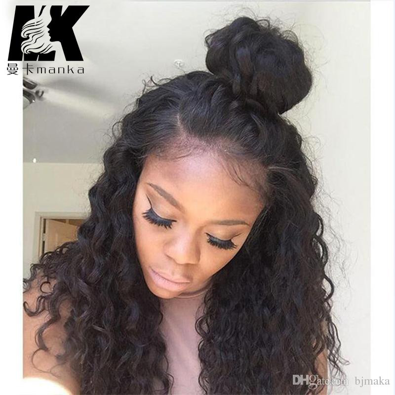 Baby Hair Lace Wigs
 Pre Plucked Natural Hairline Full Lace Wig Human Hair Lace
