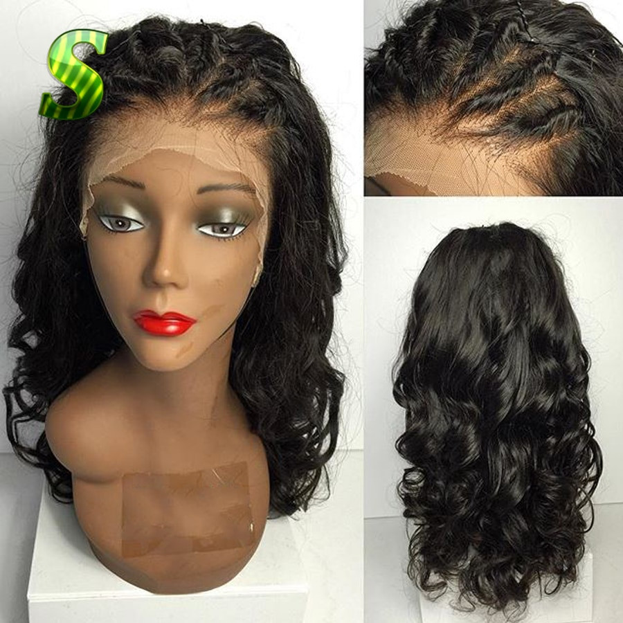 Baby Hair Lace Wigs
 Brazilian Full Lace Wig With Baby Hair Virgin Hair Body